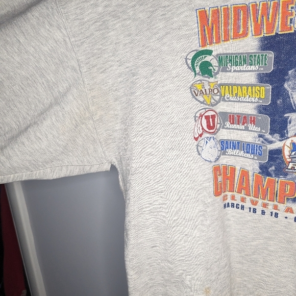 Vintage gear for sports 2000 NCAA Basketball Midwest Region Crewneck Mens XL - Picture 5 of 9